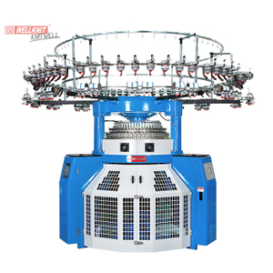 Double machine à tricoter circulaire informatisée à trois fonctions entièrement jacquard
