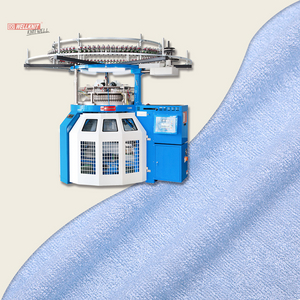 WELLKNIT CTSP 30-38 pouces petit cadre série unique boucle pile (éponge) machine à tricoter circulaire pour tissu éponge