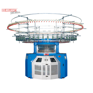 Machine à tricoter circulaire à double bande automatique informatisée
