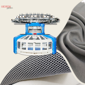 WELLKNIT S4R-DL 14-38 pouces Interlock Open-Width Frame Double Jersey Circulaire Machine À Tricoter Pour La Maison Textile Vêtements Industriels