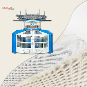 WELLKNIT EDFJ 30-38 pouces grand cadre ouvert-largeur trois fils polaire circulaire Machine à tricoter pour tissu de loisirs
