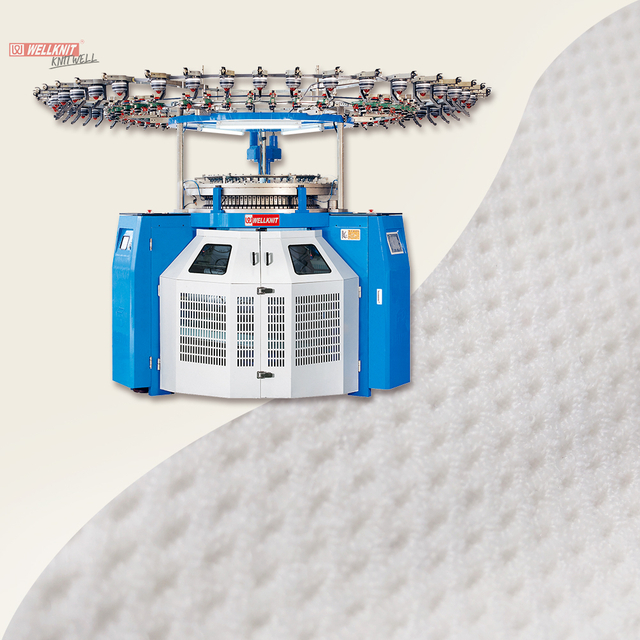 Machine à tricoter circulaire jacquard éponge informatisée unique durable de haute qualité