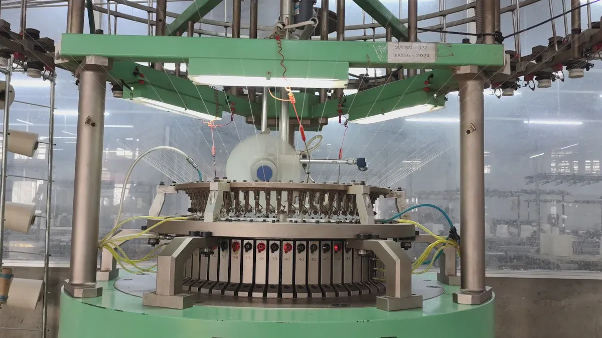 machine &agrave; tricoter circulaire