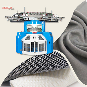 WELLKNIT S4R 14-38 pouces Interlock Double Jersey Circulaire Machine À Tricoter Pour La Maison Textile Vêtements Industriels