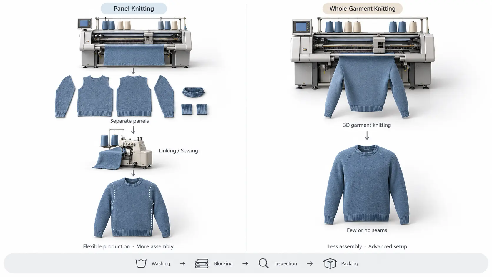 Guide d'achat complet de la machine à tricoter automatique pour pulls