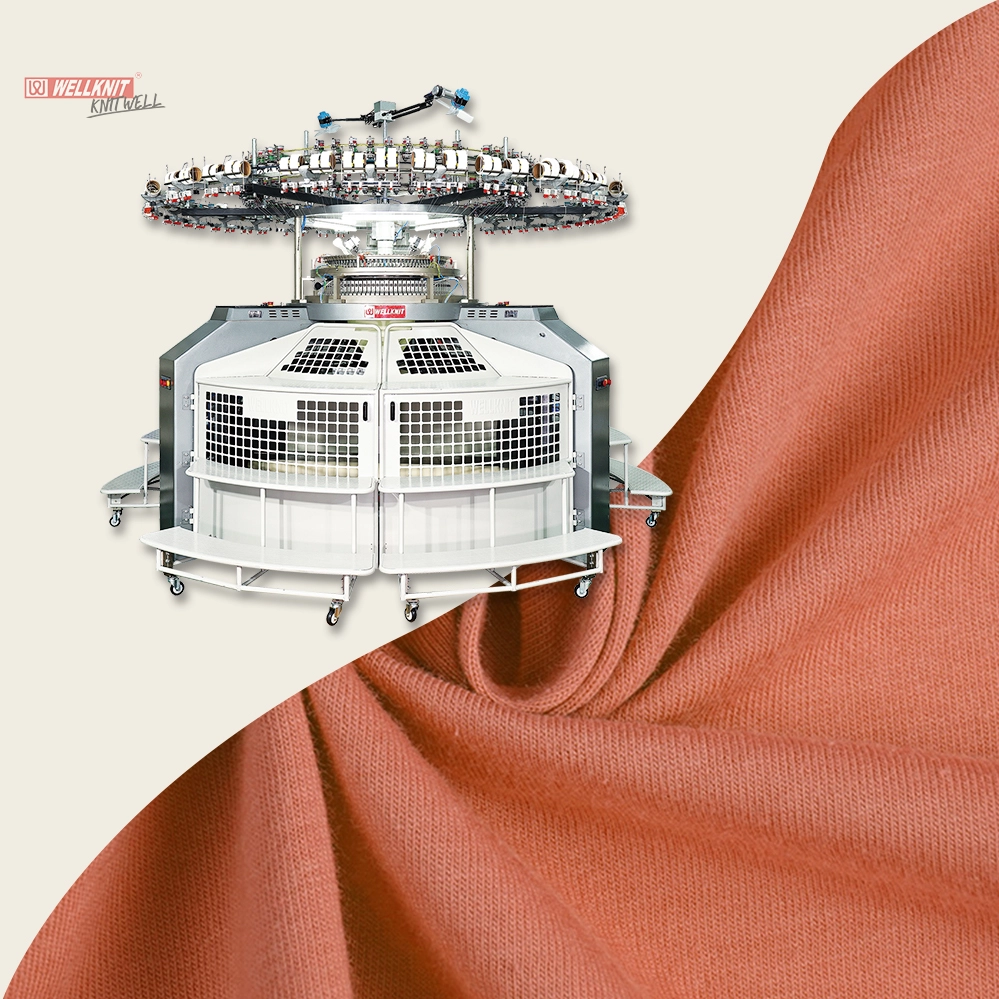 Machine &agrave; tricoter circulaire simple de largeur ouverte de jambe haute de pouce pour Textile.webp
