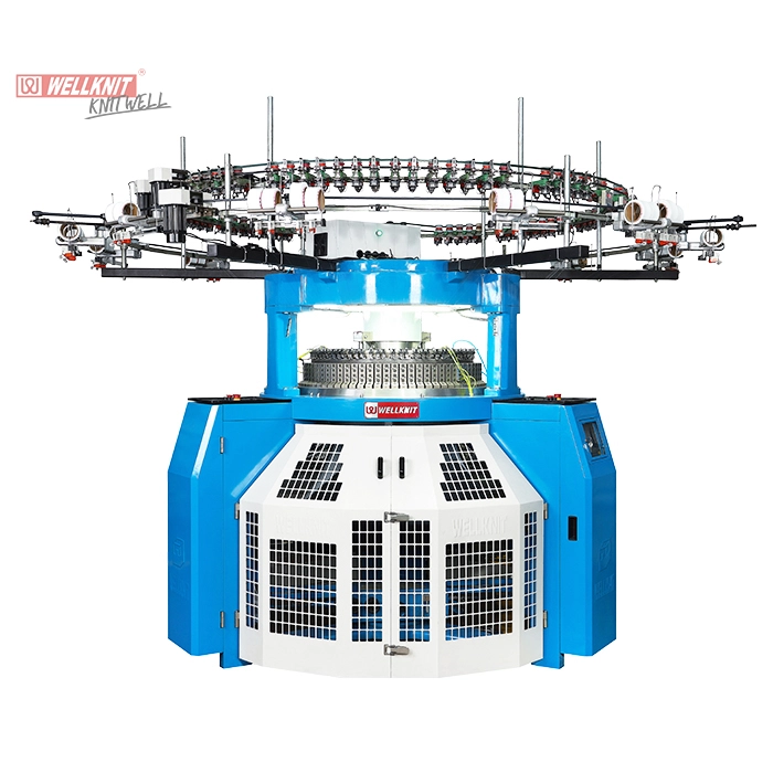 Machine &agrave; tricoter circulaire en jersey double interlock3.webp